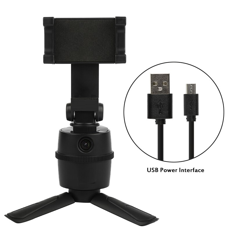 720P Ordinateur HD Caméra Webcam IA Suivi Du Visage 270 ° Tournante Intelligente PTZ Objet Personnel Suivi Caméra Robot Selfie Bâtons
