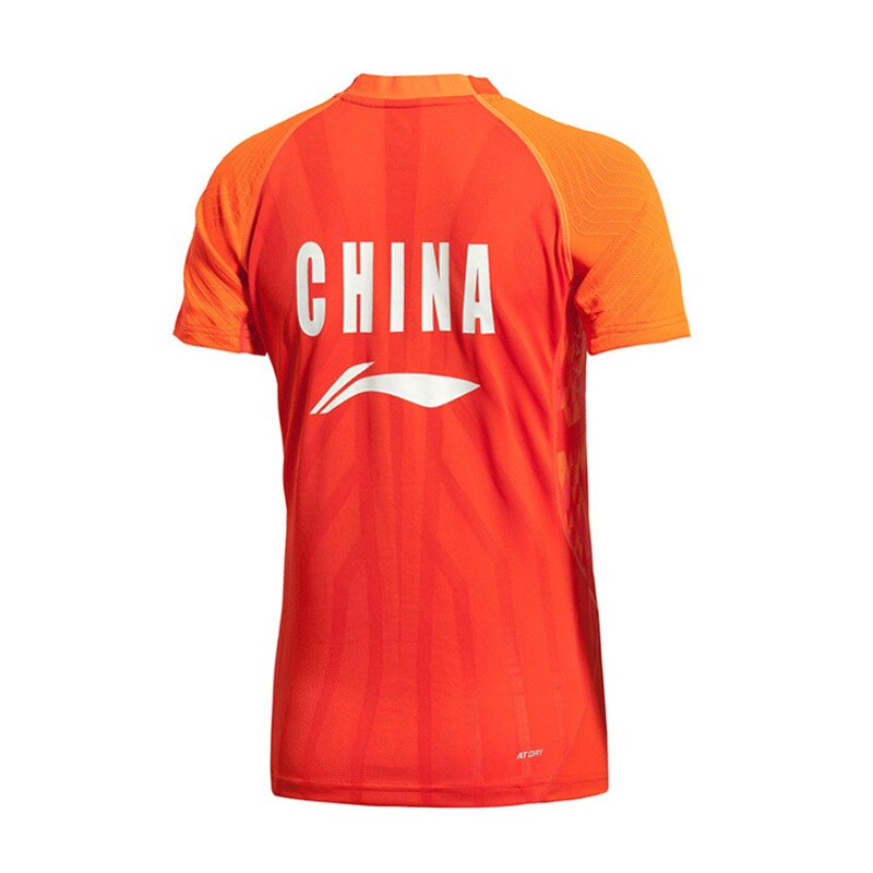 Li-Ning Women's Badminton Shirts AT DRY Breathable Regular Fit Sports T-Shirts LiNing li ning Tee AAYJ382