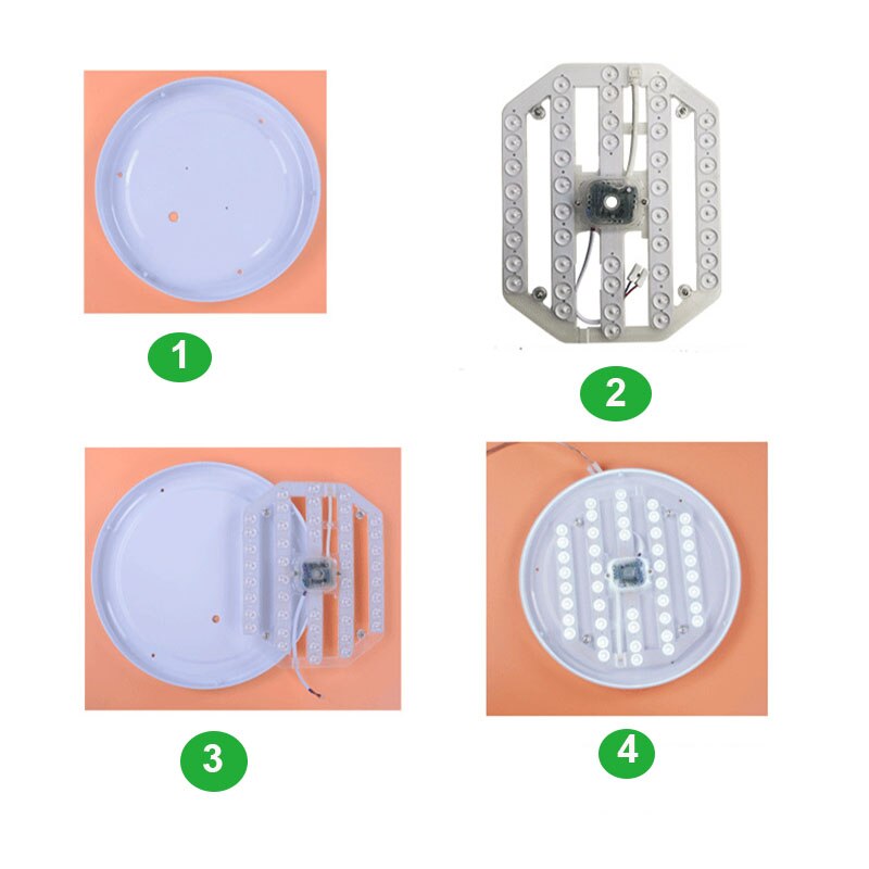 Beylsion 50W 38W 24W Led Module Lamp Dubbele Kleur Door Schakelaar On/Off Voor Led plafond Verlichting Bron 220V Led-lampjes