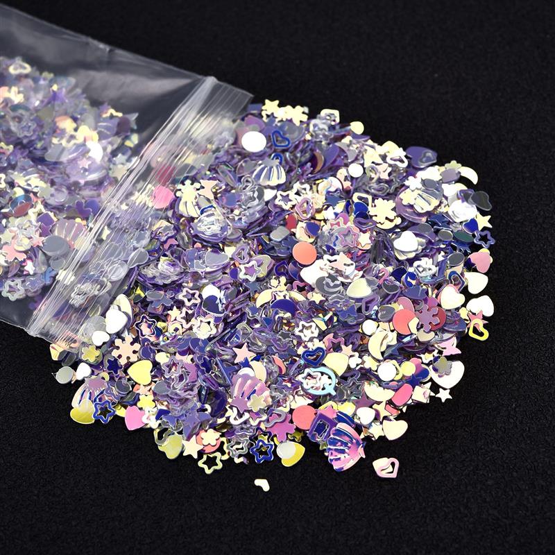 Mix Star Shell Sequin Heart Glitter Filling 10g/Pack For DIY Epoxy UV Resin Jewelry Making Decoration Supplies Resin Crafts: 11