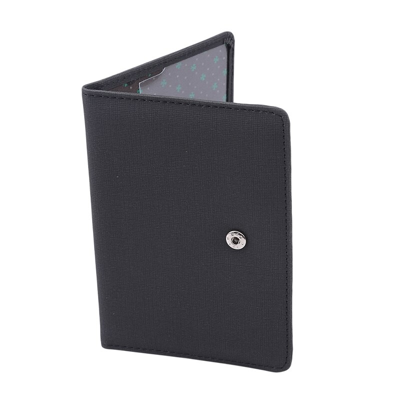 PU Cuir Porte-Passeport Carte Coque Couleur Unie Passeport Housse De Protection Couverture de Passeport