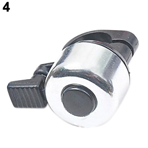 Fietsbel Aluminiumlegering Luid Geluid Stuur Veiligheid Metalen Ring Milieu Bike Cycling Hoorn Stuur Bell Multi Kleuren: Silver