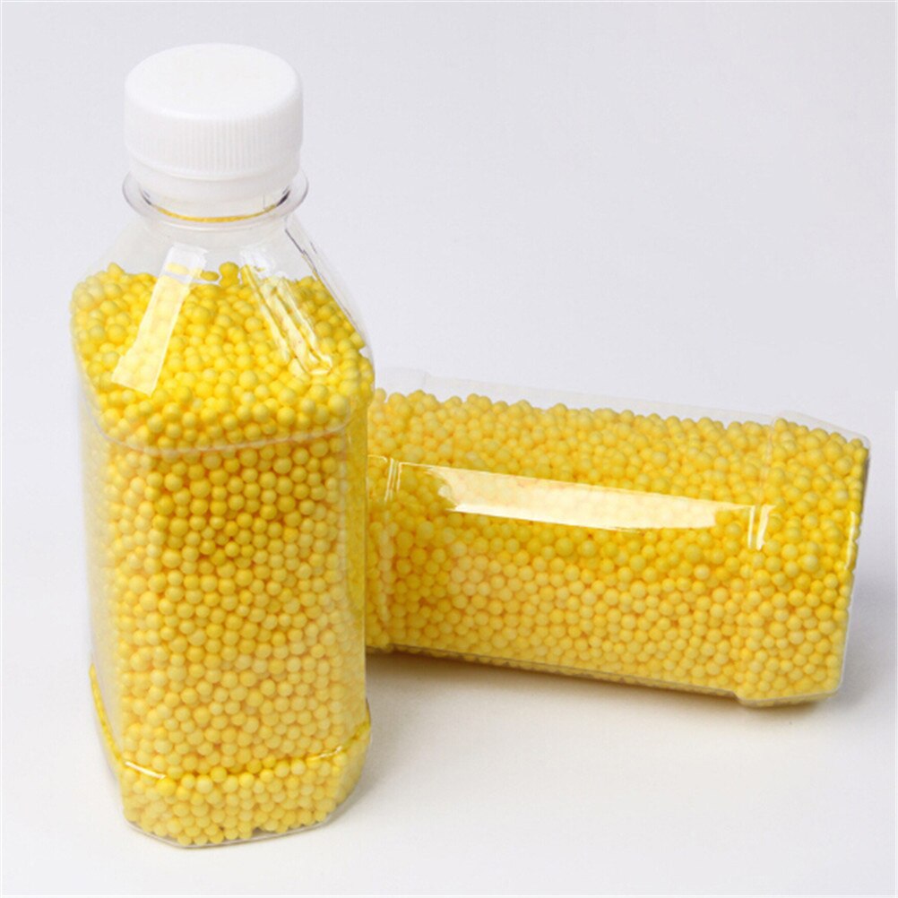 Mini billes en mousse plastique polystyrène | 1 bouteille, Mini billes de perles, bricolage, couleurs assorties, pour décorer les fournitures d'événements et fêtes, décoration: A8