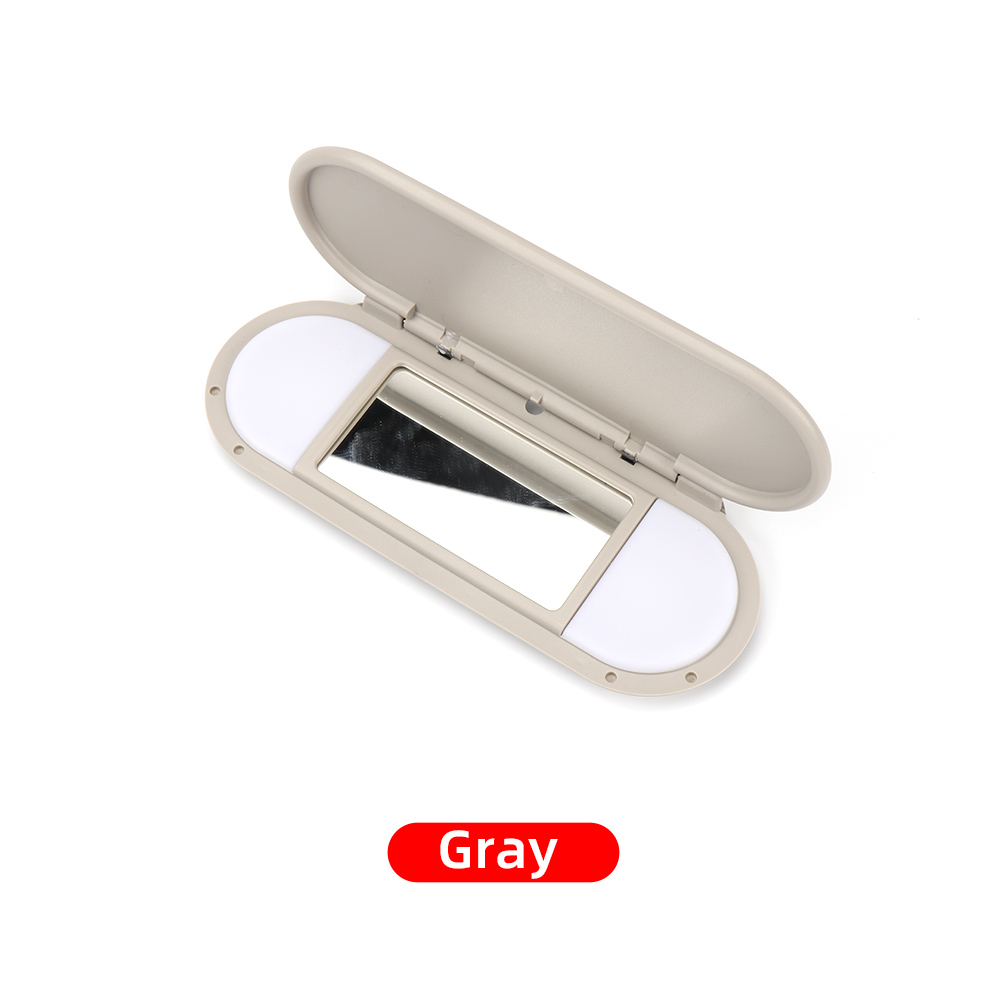 Voor Mini Cooper Auto Zonneklep Spiegel Cover Make Spiegel Cover Accessoires Vervanging Voor Bmw Mini F55 F56 -2022: GRIJS