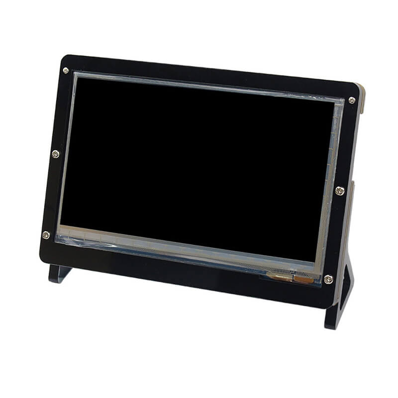 7 Inch Lcd Display Case Raspberry Pi Display Monitor Ondersteuning Standhouder Acryl Behuizing Beugel Voor Raspberry Pi 4B/ 3B + Case