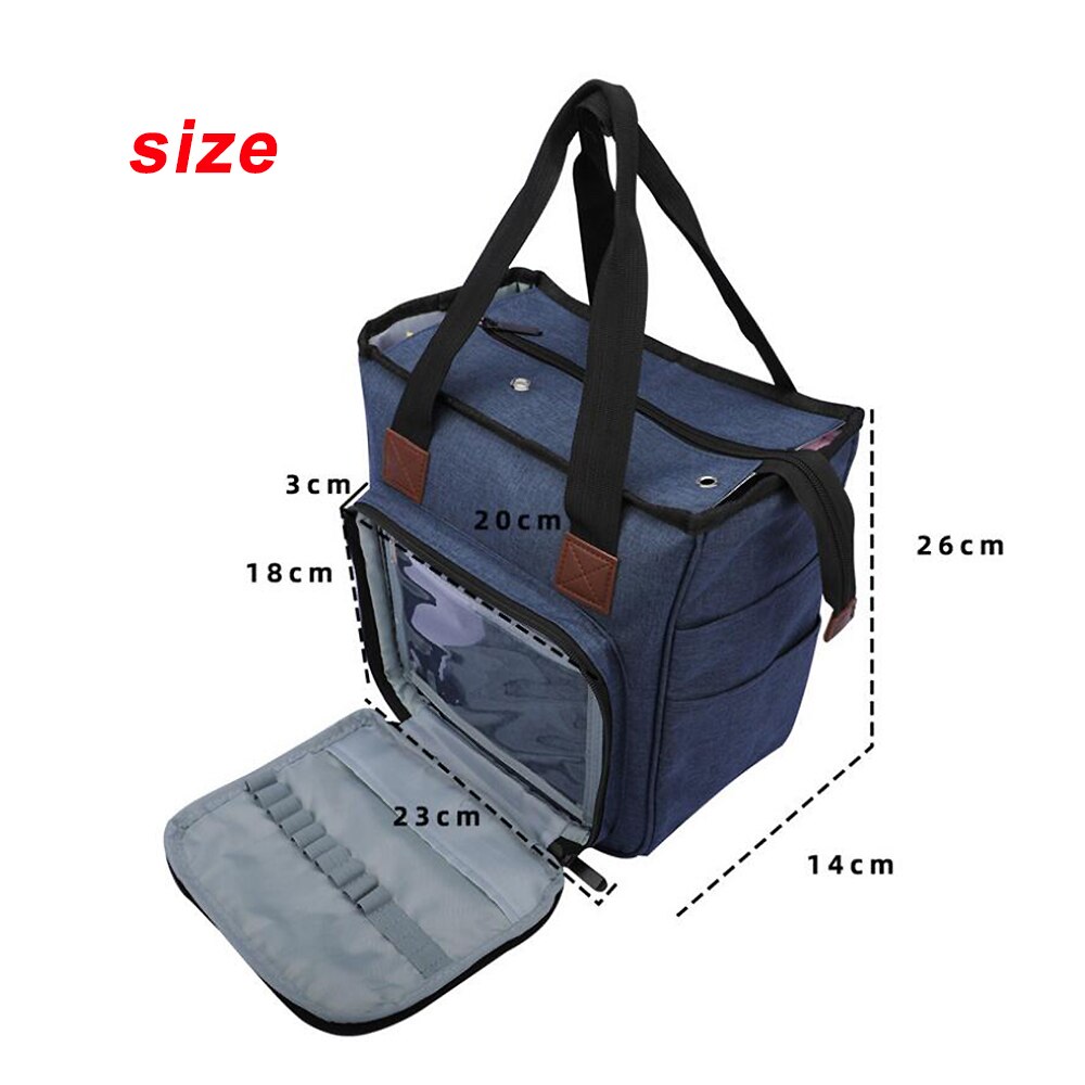Grote garenopslag, haaktas, breitas, garenorganizer voor alle haak- en breiaccessoires, garenopslag, breitas 3
