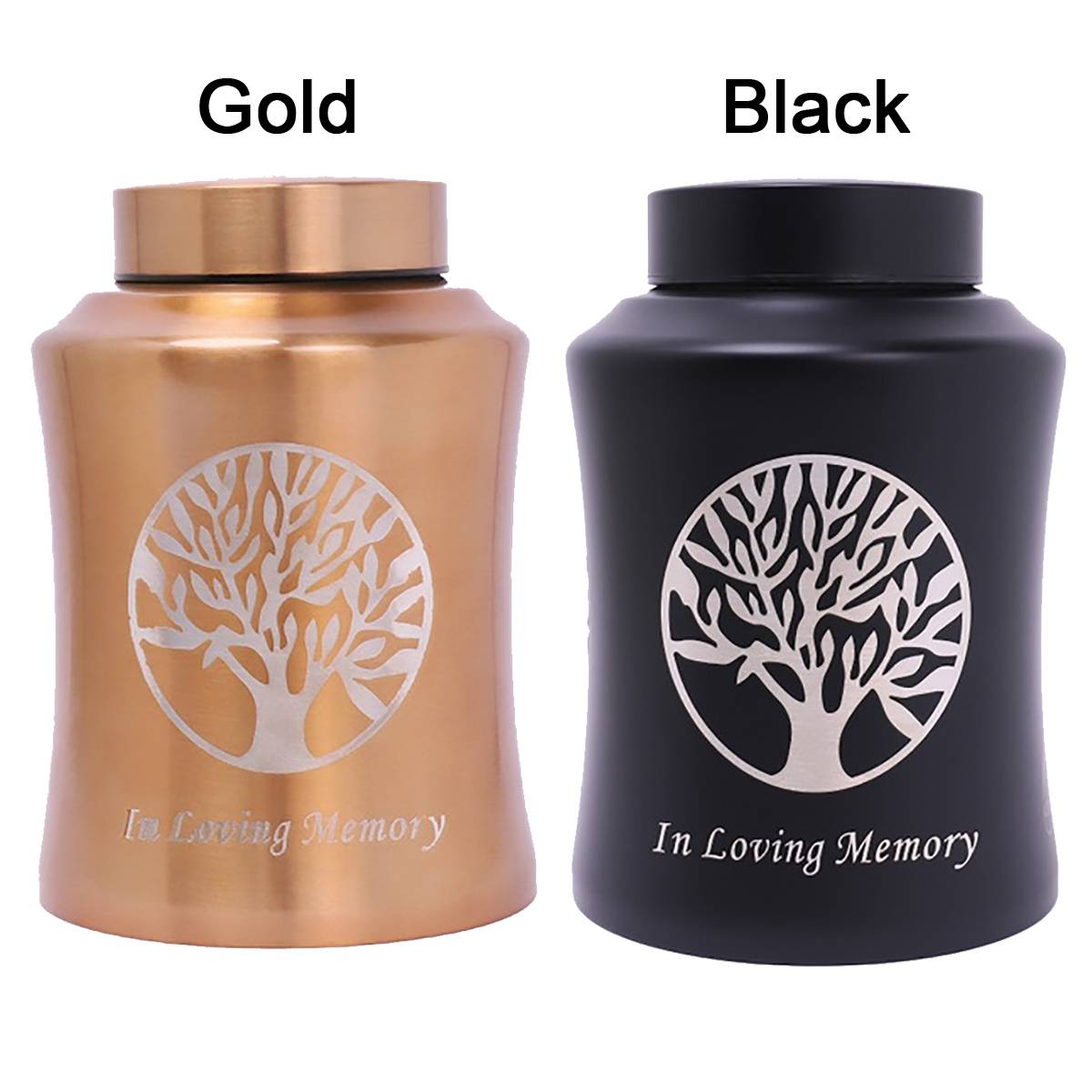 800/500/250ml Stainless steel Pet Cremation Memorial Urn Jar for Dog Cat Bird Mouse Ashes Keepsake Memorial Container box
