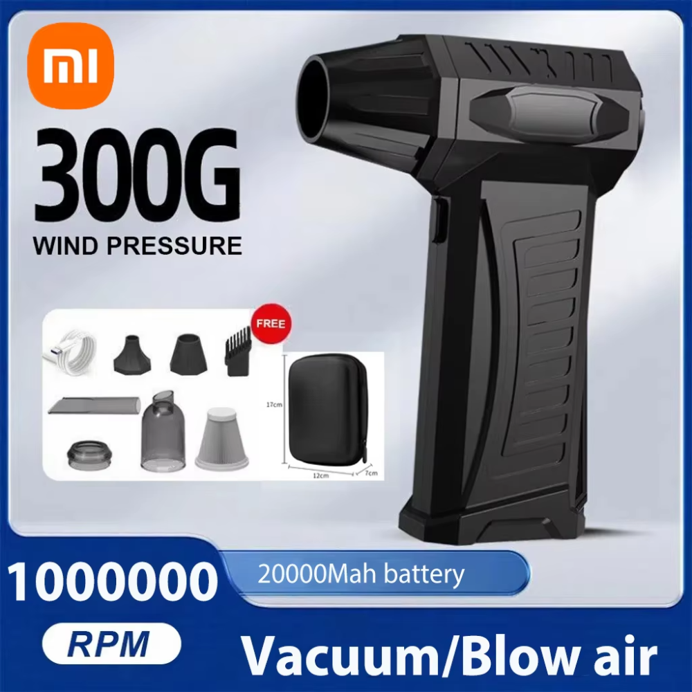 Souffleur Super violent 800000 tr/min, Turbo Jet sans balais, sec 10000mAh, charge rapide, ventilateur de conduit, poussée 300G, outil de nettoyage PC 2025: Violet