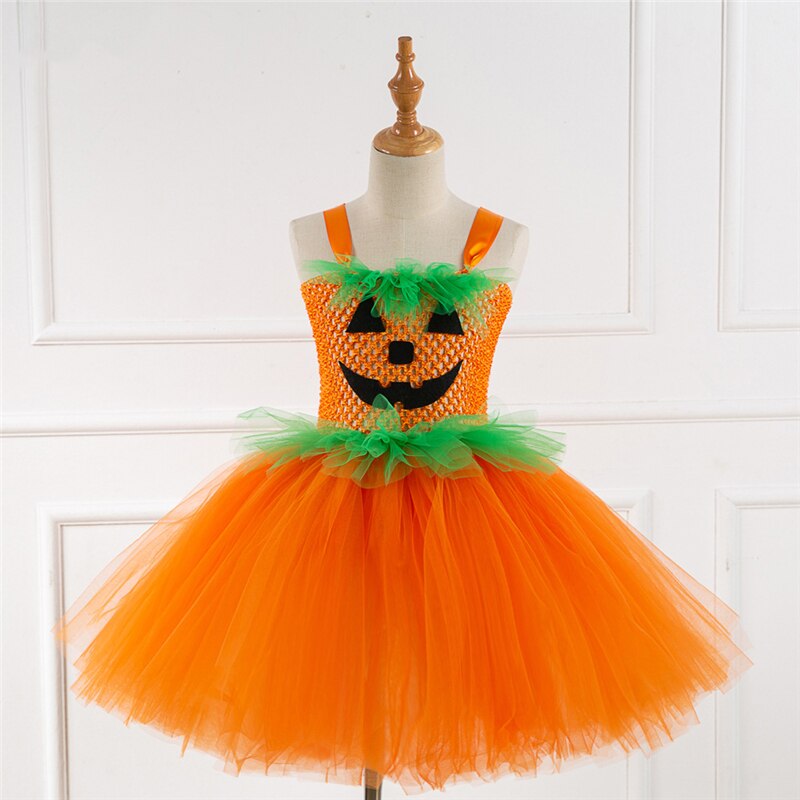 Meisjes Pompoen Kostuum Halloween Kostuum Voor Kinderen