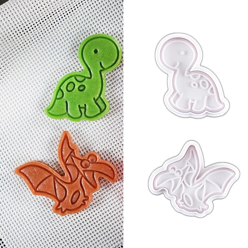 Dinosaurie kakform för att baka dinosaurie formar fondant kakor fräsar för pepparkakor dino former för kakor tårta verktyg