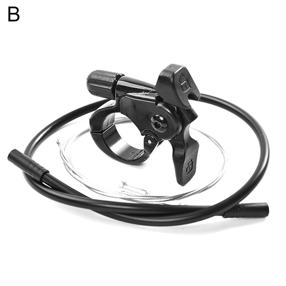 Mtb mountainbike cykel forgaffel fjernbetjening låsehåndtag kontakt med kabel cykel tilbehør cykel cykel forgaffel fjernbetjening: B