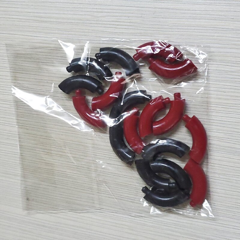 Verwicklung Zappeln Spielzeug Sensorischen Roller Twist Zappeln Spielzeug Anti Stress Erwachsene Gehirn Entspannen Kind Seil für Stress Kinder Anti-Stress-Fokus spielzeug: red black bulk