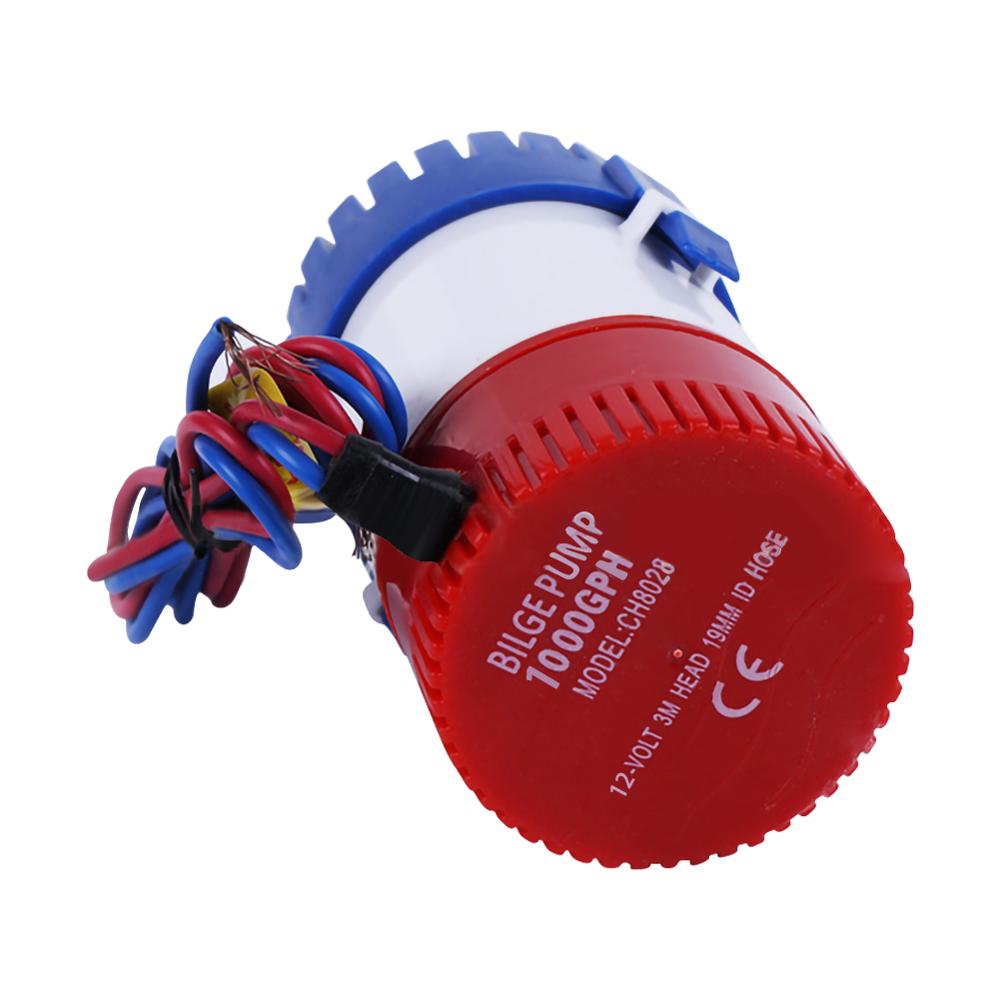 1100GPH 12V Electric Marine Submersible Water Pump For Boat RV Campers Durable Water Pump Without Bilge Switch Boat Accessories