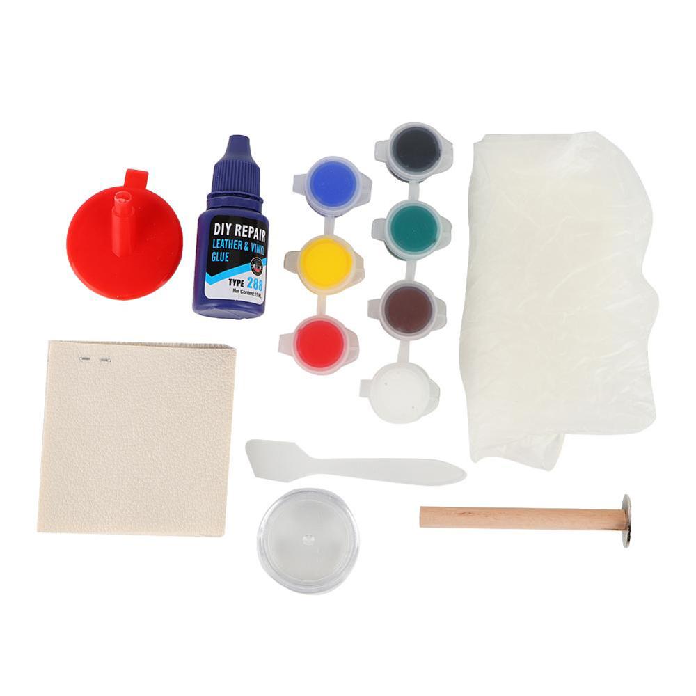 DIY Leather Vinyl Repair Kit Seat Sofa Coats Hole Crack Rip Auto Car Care Repair Kit Liquid Leather Restoration Tools