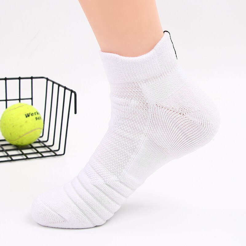 Sports Cycling Sock Bicycle Bike Running Road Outdoor Racing High Basketball Football Non Slip Breathable: style 1 black