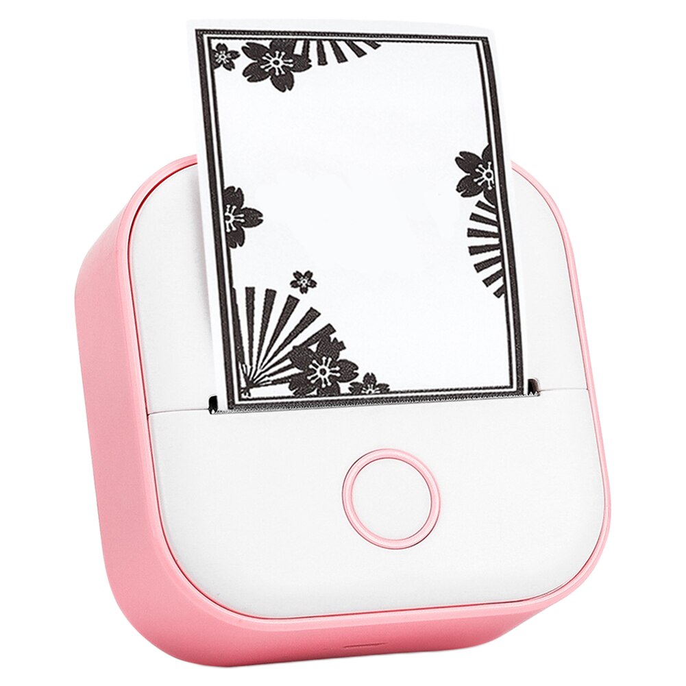 Tragbarer thermodrucker (203 dpi), kabellos, bluetooth-kompatibel, kompatibel mit android und ios, ideal für kinderpartys