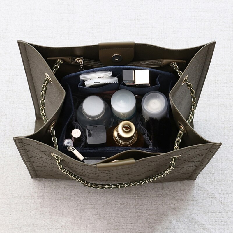 Backpack Organizer Insert Nylon Organizer Insert for Backpacks Rucksack Shoulder Bag Women Divider Foldable