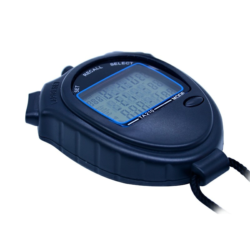 TA210 Sports stopwatch Three rows of 10 channels seconds counter Track and field sports stopwatch Running a timer