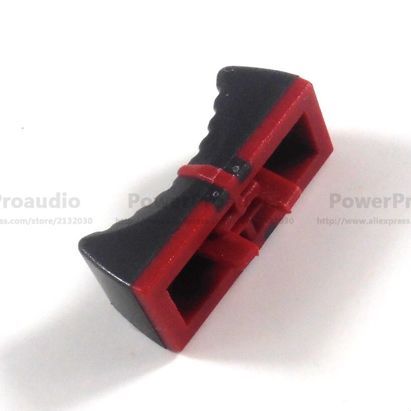 Capuchon de bouton coulissant rouge pour YAMAHA MG166CX-USB MG206C, trou 4MM, 10 pièces/lot