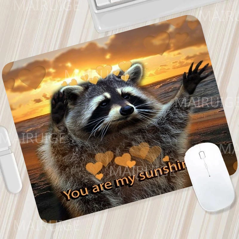 Funny Meme Small Mouse Pad Kawaii Office Mat Gamer Rugs Cute Desk Mats Gaming Accessory Mouse Table Carpet Surface for Computer
