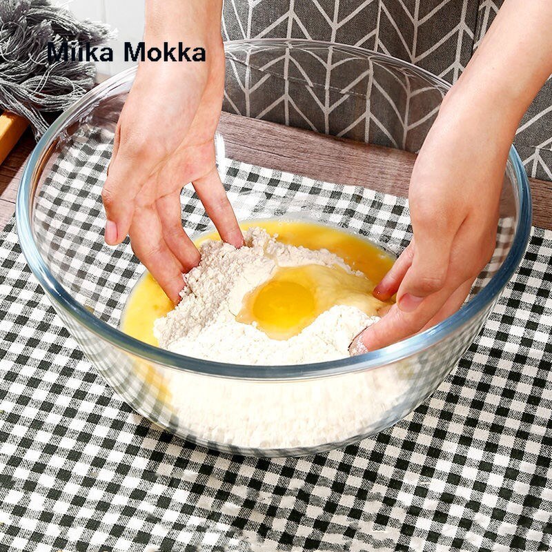 Cuencos de mezcla transparentes, Bol para almacenar recipiente para alimentos de cocina, ensaladas, cuencos para huevos, tazón de cocina de alta capacidad