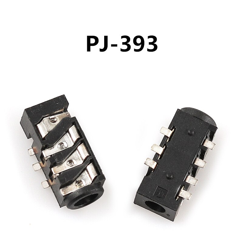 10pcs Headphone jack 3.5mm PJ PJ313 PJ320 PJ325 PJ326 PJ327 PJ358 PJ392 PJ342 Audio and video female dual channel stereo jack: PJ-393