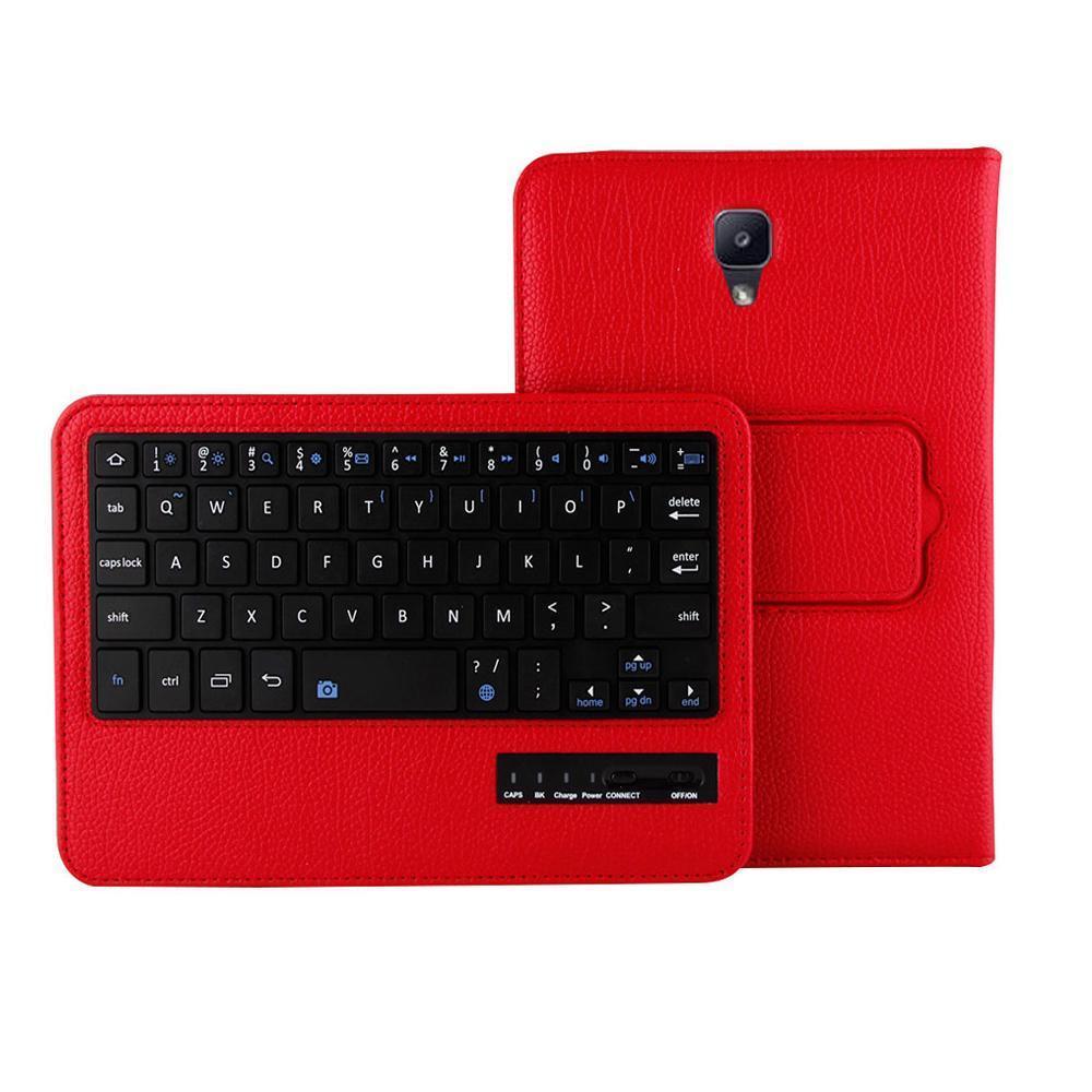 Wireless Bluetooth Keyboard Leather Case Cover Voor Samsung Galaxy Tab Een 8.0 T380 T385 SM-T380 SM-T385 Funda