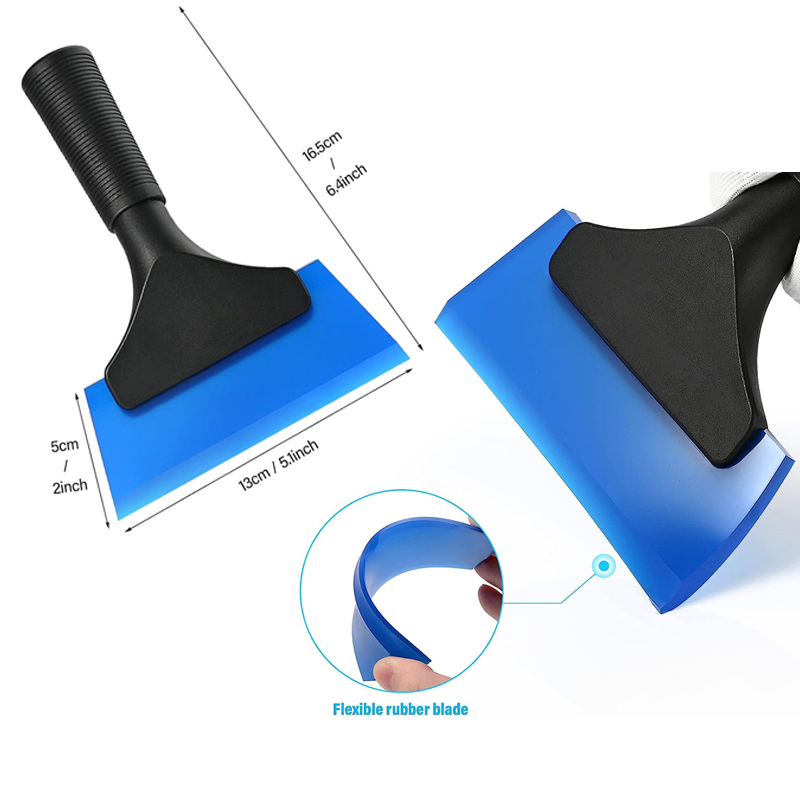 1Pc raschietto pulito pala gomma finestra tinta tergipavimento lama d'acqua tergicristallo vetro pratico strumento detergente autolavaggio rompighiaccio