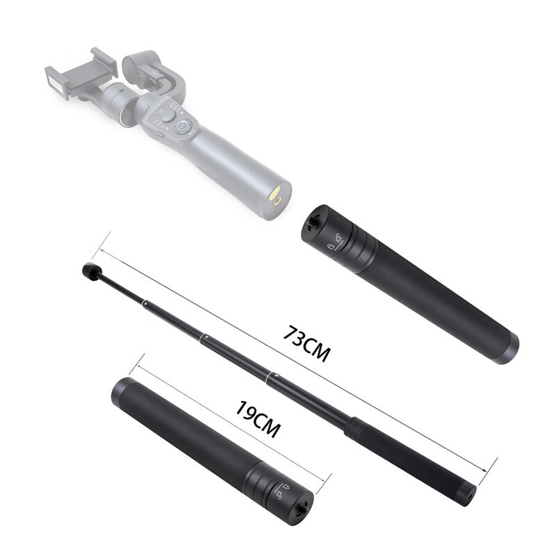 ZWN Gimbal LED Lampe Mikrofon Stativ Stents Aktion Kamera platte Telefon Objektiv Verlängerung stange Tasche Zubehör paket