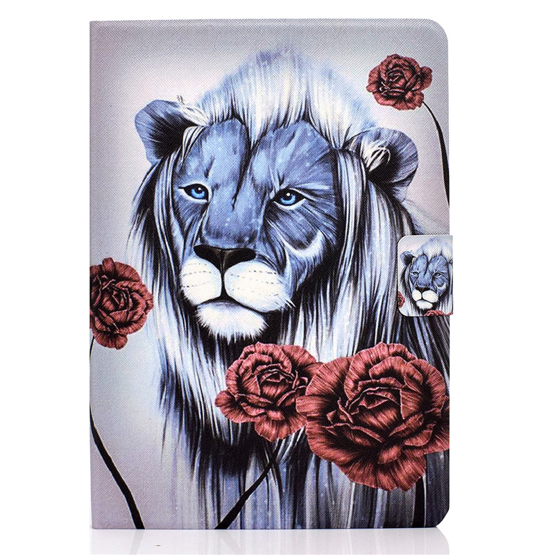 For Lenovo Tab M10 Plus Case 10.3 TB X606F X606X Color Wolf Fox Animal Cover For Lenovo Tab M10 FHD Plus Case Tablet Coque Funda: rose lion / Tab M10Plus 10.3inch