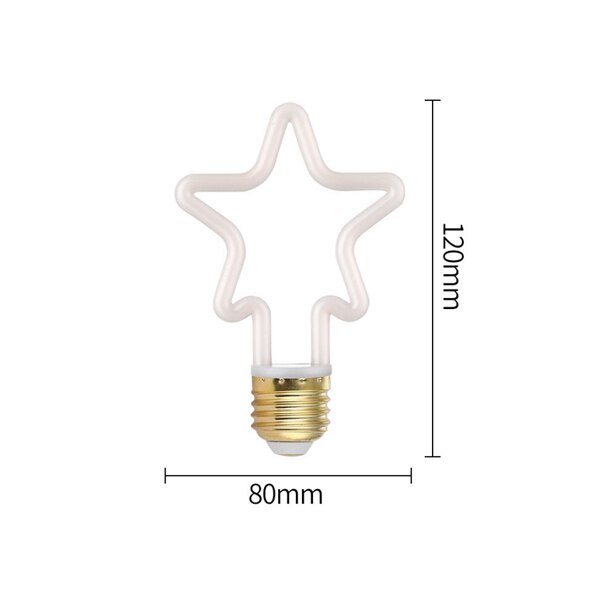 Ampoule rétro LED Edison 220V 230V E27 LED, lumière à Filament doux, lampe de maison, Ampoule à incandescence, décoration d'éclairage de: B / Clear Cover