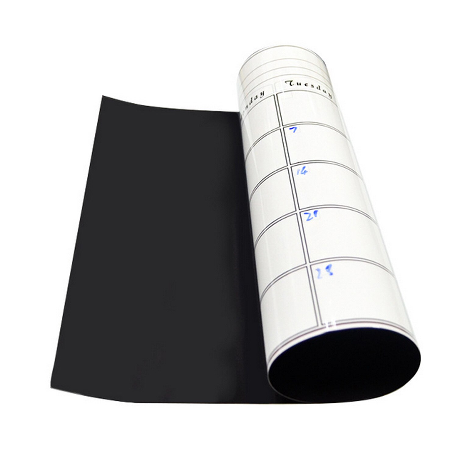 Wielofunkcyjny zdejmowany kalendarz tygodniowy miesięczny magnes na lodówkę łatwe wymazywanie płyty z 2 znacznikami kasowania dla domowych sklepów biurowych