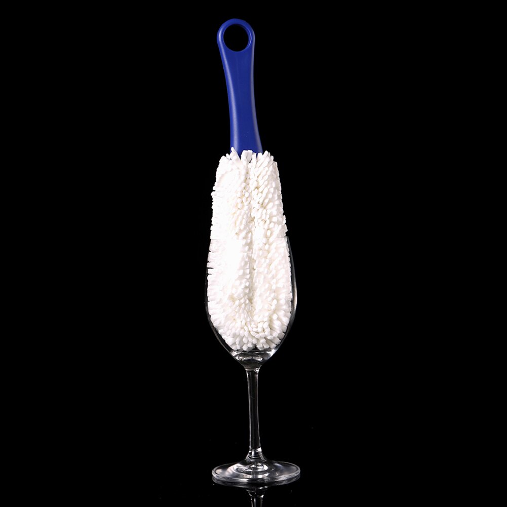 Long Neck Bendable Foam Tipped Goblet Glass Decanter Stemware Cup Washing Brush Wine Glass Bar Kitchen Cleaner Tools Tea Brushes