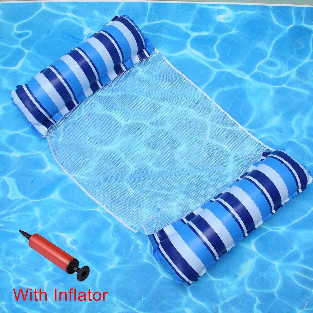 Colchón inflable de piscina, cama de agua flotante, para fiestas, juguete para nadar o salón estilo hamaca, reclinable, nueva: color 2