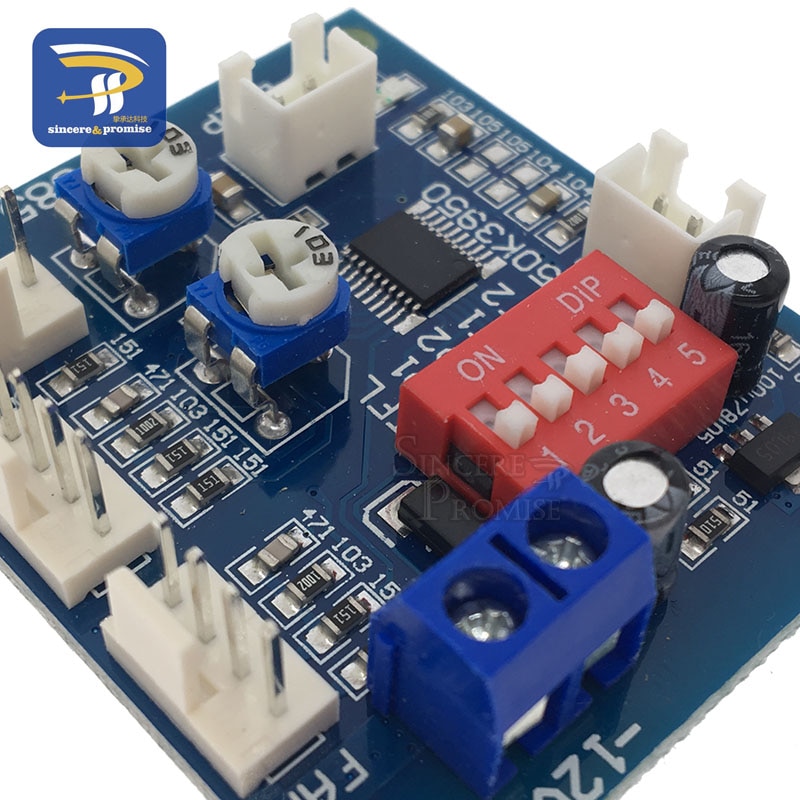 DC 12V 5A PWM PC CPU Fan Temperature Control Speed Controller Module Buzzer High-Temp Alarm NTC B 3950 Thermistor 50K
