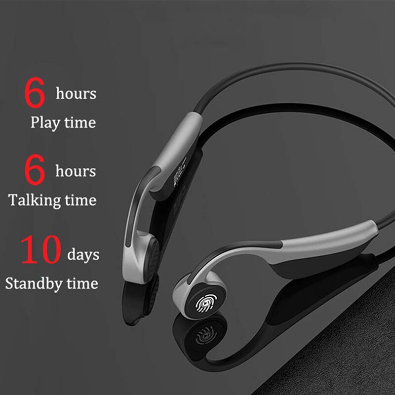 V9 Wireless Bluetooth 5.0 Headphones Bone Conduction Earphone Outdoor Sport Headset with Microphone Headsets PK Z8 Headset
