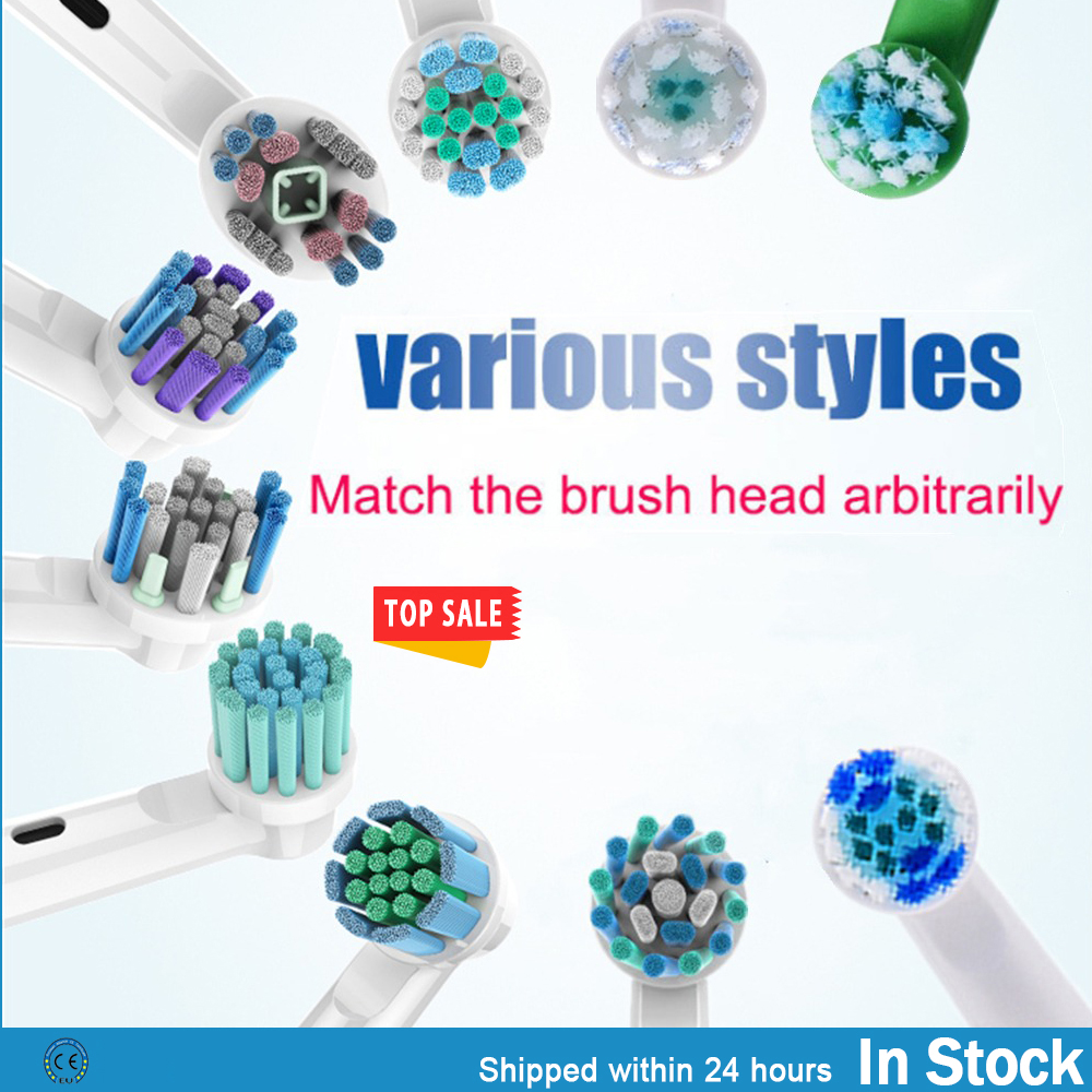 Têtes de brosse à dents électrique pour Oral B, tête de brosse de resubdivision pour la vitalité, buses Oral-B