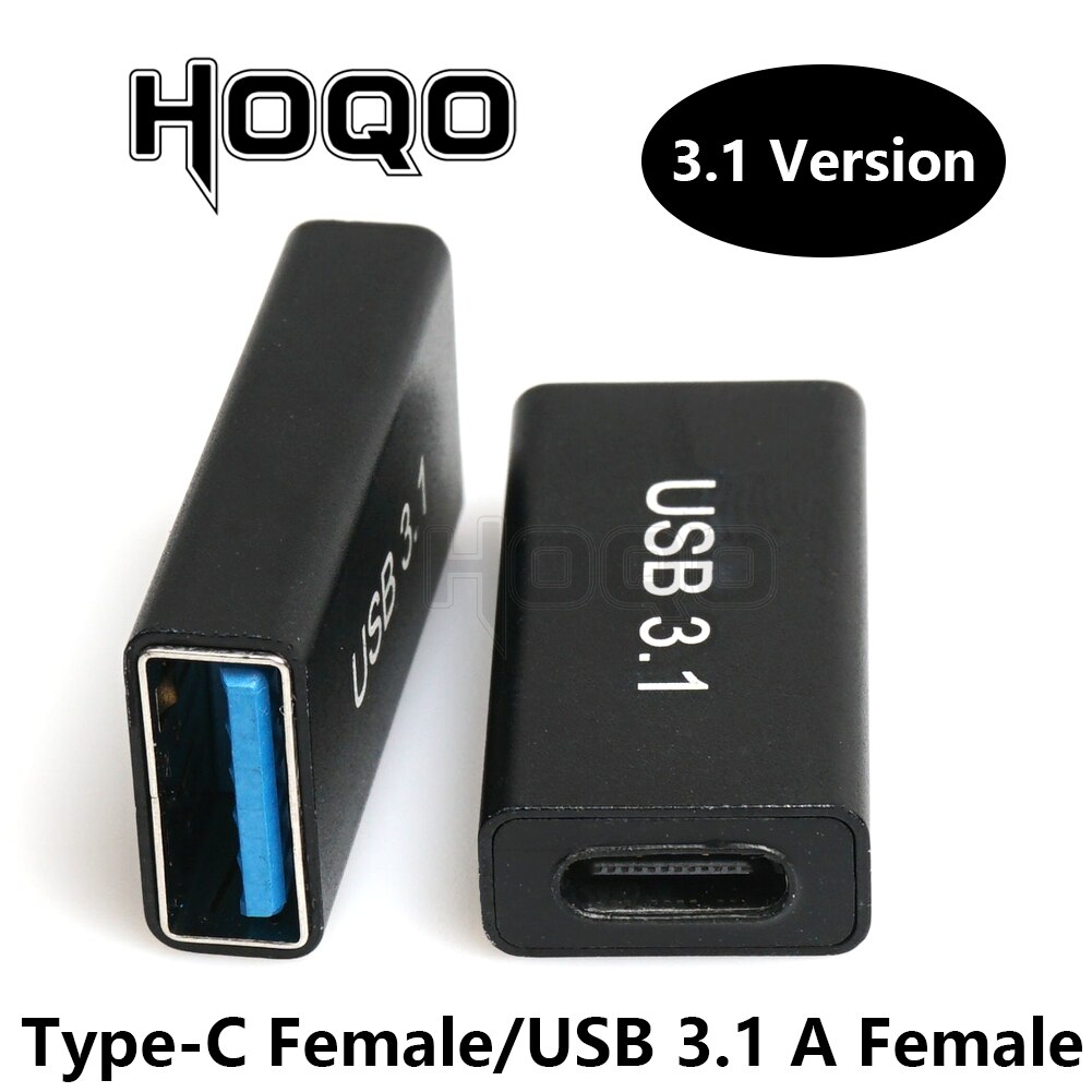 Adaptador USB 3,1 tipo C hembra A USB A hembra B macho A hembra, OTG tipo C A USB 3,0 macho hembra, conector convertidor: YELLOW