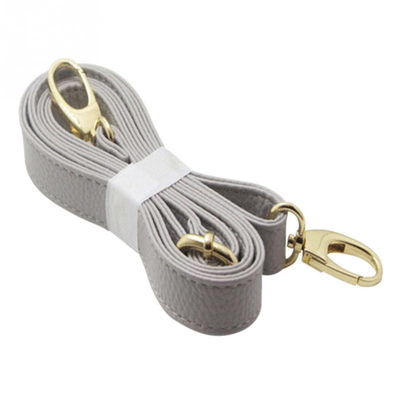 140cm Lange PU Lederen Schoudertas Riem DIY Purse Handvat 6 kleur Handtassen Riemen Strap Bag Accessoire: Light Grey