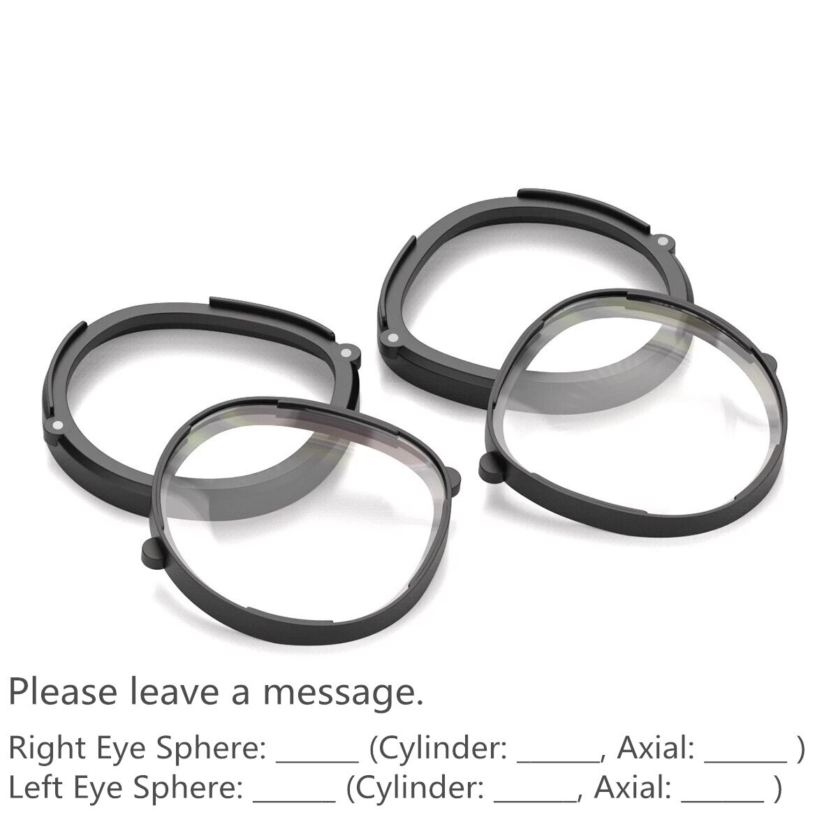 Lens Inserts VR Prescription Lenses for Oculus Quest 2: customization