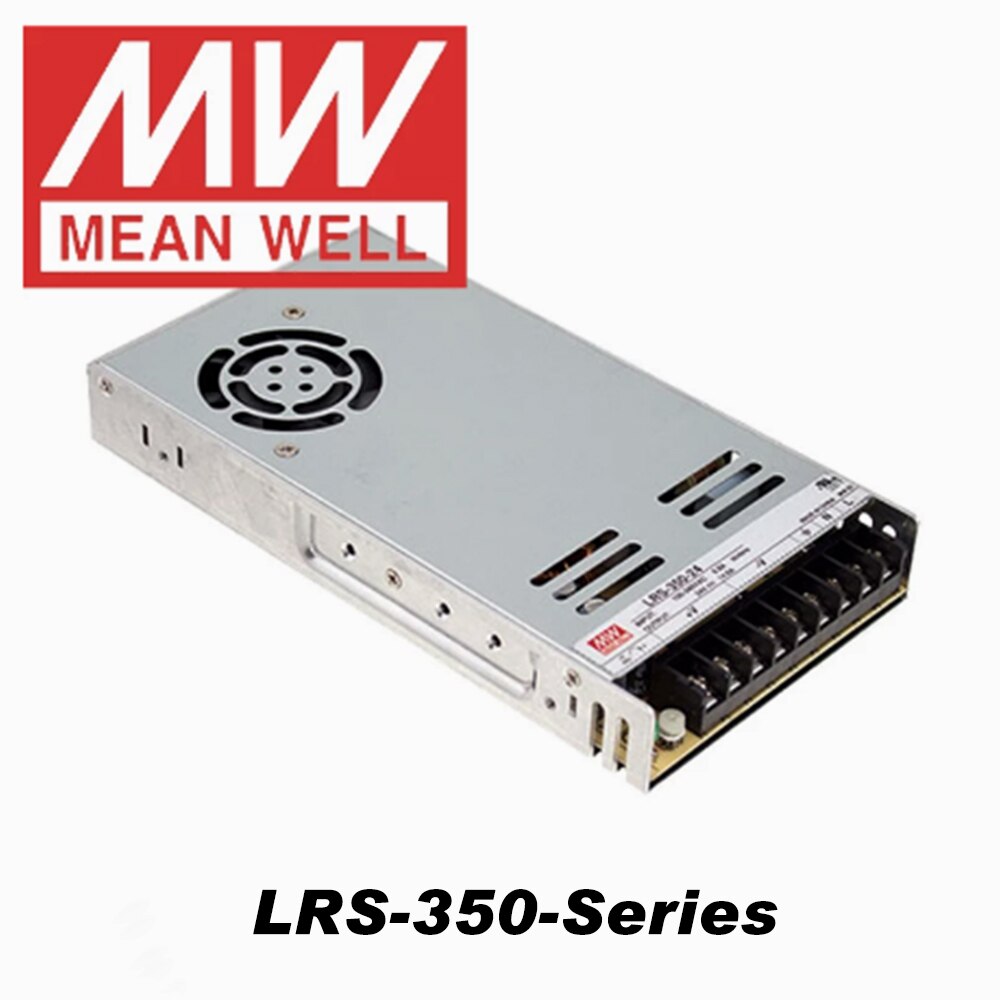 Mean well lrs -350-24 24v 14.6a meanwell lrs -350 350.4w yksilähtöinen hakkurivirtalähde ender 3/ ender 3 pro /cr10/  ende 3 v 2