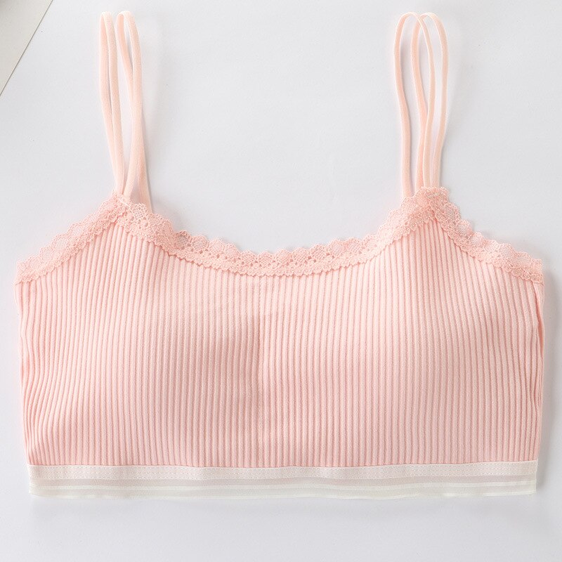 Teenage Girls Training Bras Young Girl Bra Lace Teenage Underwear For Kids Summer Teens Puberty Clothing Children Vest Brassie: 4