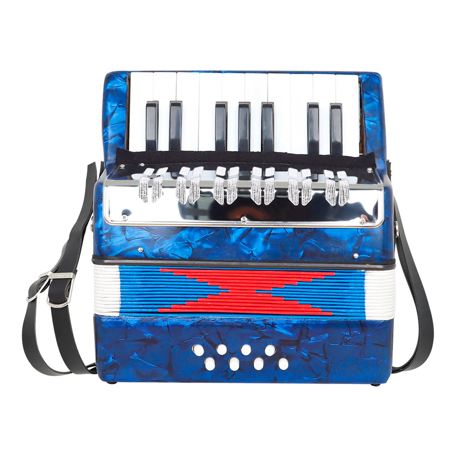 17 Key 8 Bass Piano Accordion Keyboard Instrument for Performance