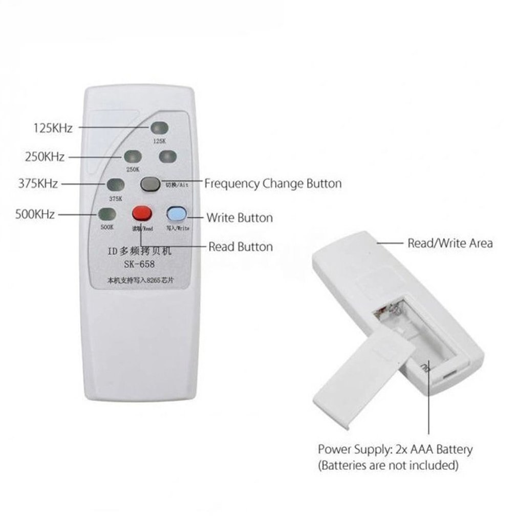 SK658 RFID Multi-frequency Duplicator 125KHZ-500khz Copier Writer RFID Card Reader For Door Access Control