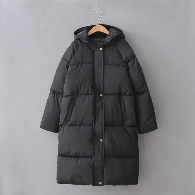 Herbst/Winter frauen daunenjacke mutterschaft oberbekleidung daunenjacke damen Mantel schwangerschaft kleidung pelzkragen Parkas 1054: Schwarz / M