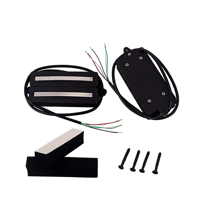 1 sæt dual coil guitar pickup 7 strenget guitar hals bro til fender stratocaster squier telecaster bas guitar