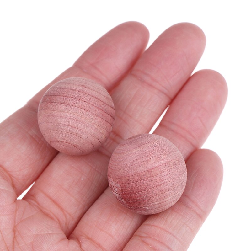Boules anti-mites en bois de cèdre, lot de 24 pièces, boules anti-insectes à odeur naturelle, durables