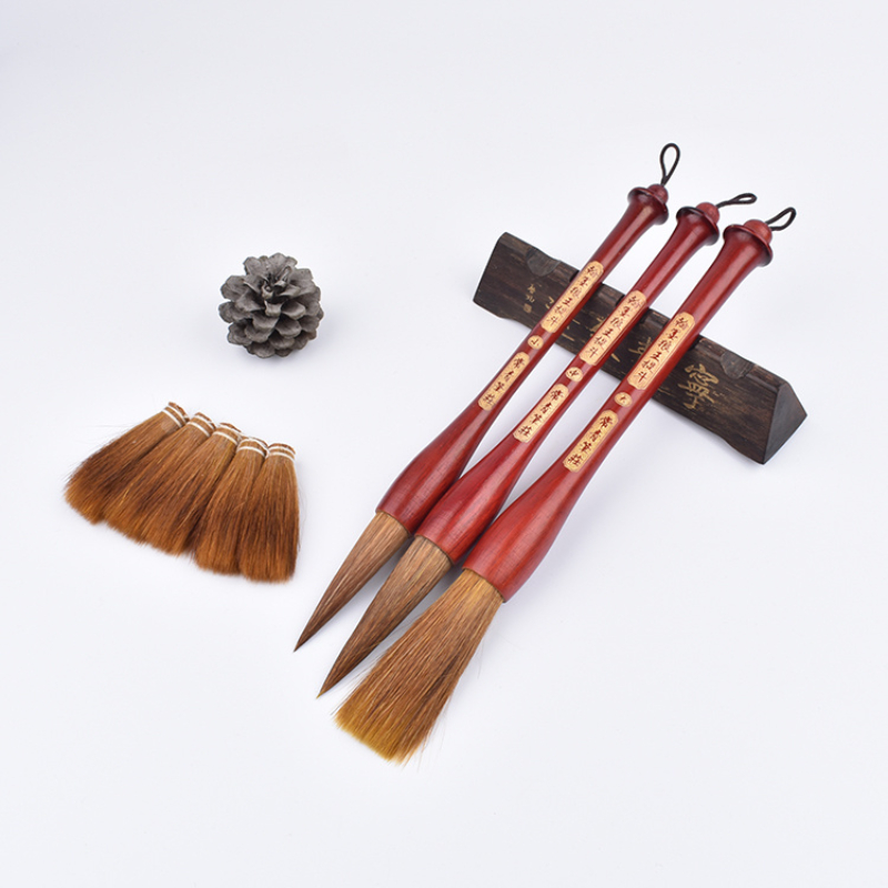 Chinese Hopper-shaped Calligraphy Brush Year Couplet Large Characters Special Writing Brush Multiple Hair Caligrafia Pen