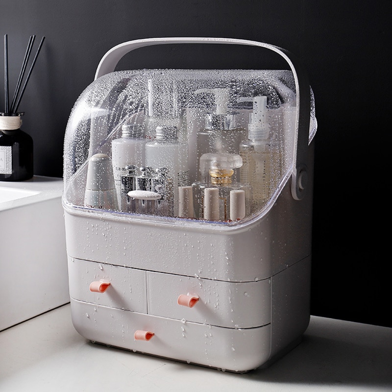 Makeup Organizer Organizer Box Makeup Storage Makeup Box Acrylic Makeup Organizer Acrylic Container Eyelash Mirror