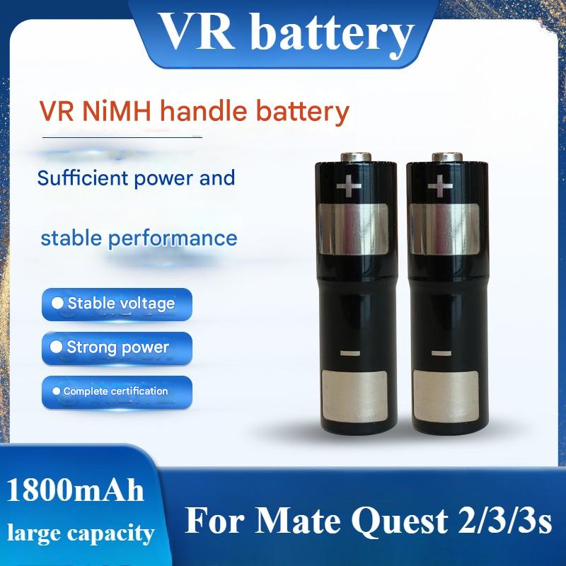 Til mate quest 2/3/3s vr-controller batteri 1.2 v 1800 mah nr. .5 til oculus quest bevægelsessensor vr-briller nikkelhydrogenbatteri